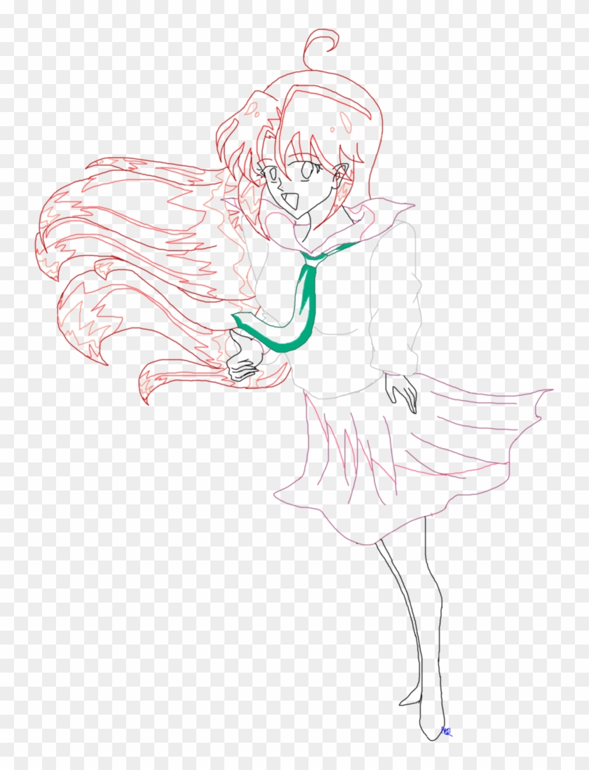 Anime Girl Wip By Mary-gr - Work In Process #346733