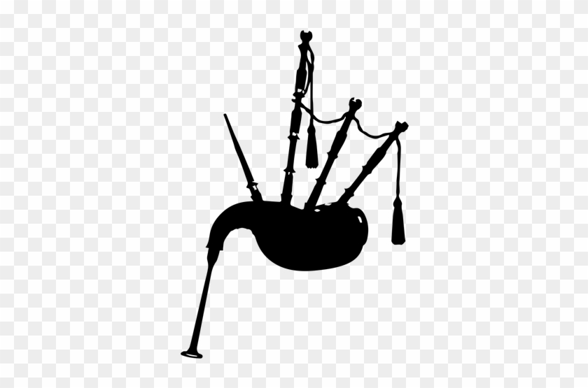 Bagpipe Musical Instrument Silhouette - Bagpipe Silhouette #346819