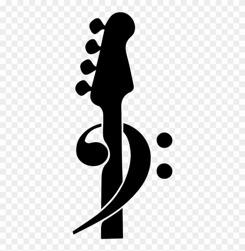 Pin Bass Clef Clip Art - Bass Clef Tattoo Designs #346827