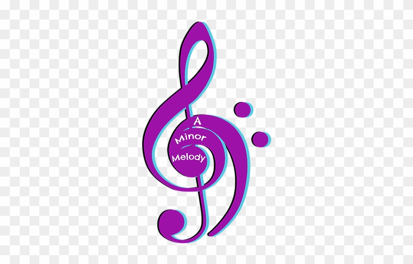 Treble Bass Clef Stack - Music Notes Png #346837