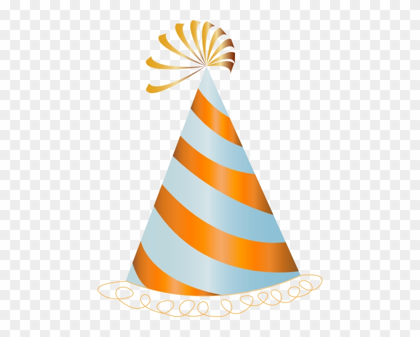 Orange Clipart Party Hat - Party Hat Clip Art #346863