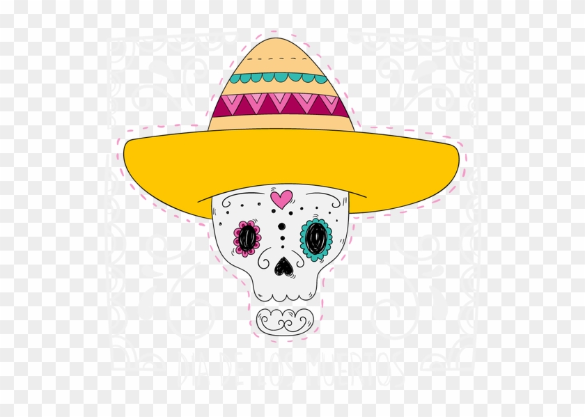 Skull Sombrero Hat Clip Art - Skull Sombrero Hat Clip Art #346932