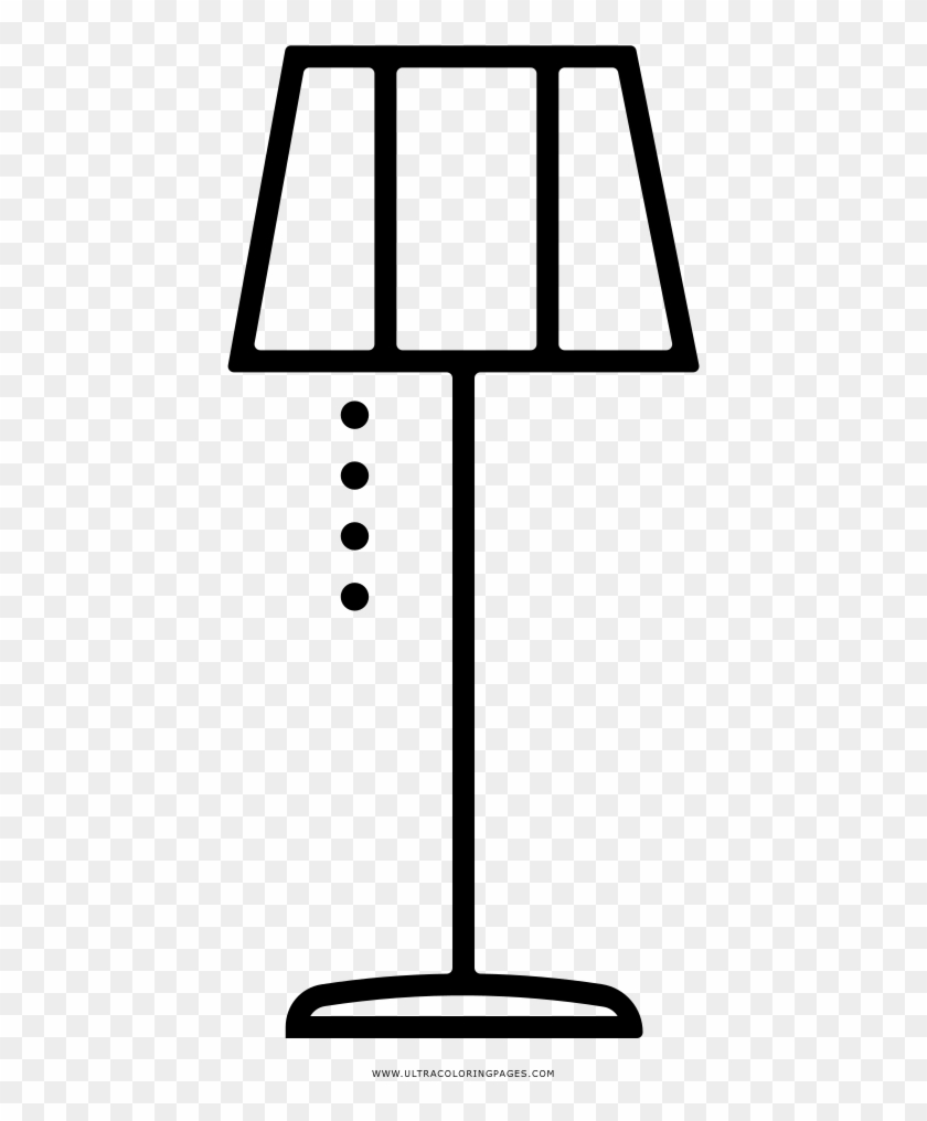 Stand Lamp Coloring Page - Dibujos Para Colorear De Lampara De Pie #346928