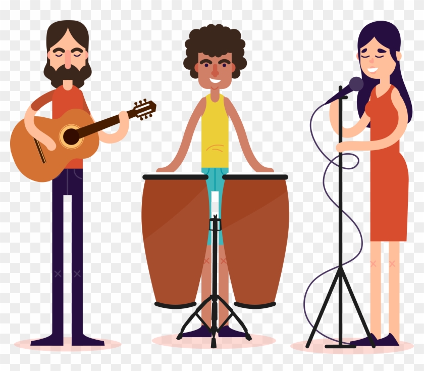 Performance Music Download Illustration - Musical Band Cartoon Png #346949