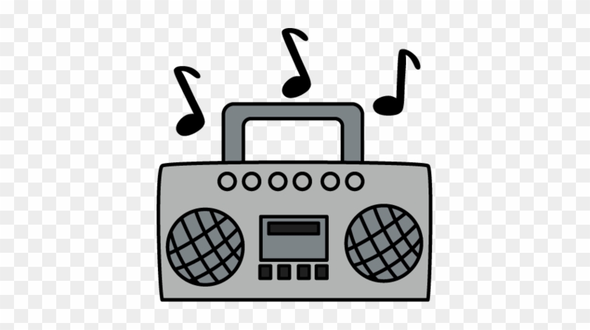 Boombox Clip Art Clipart - Radio Clipart #346959