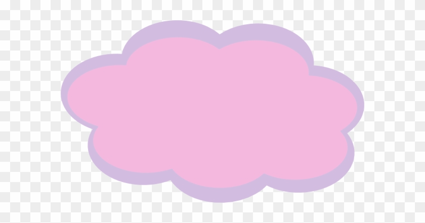 Pink Cloud Clip Art At Clker - Cloud Clip Art Pink #346957