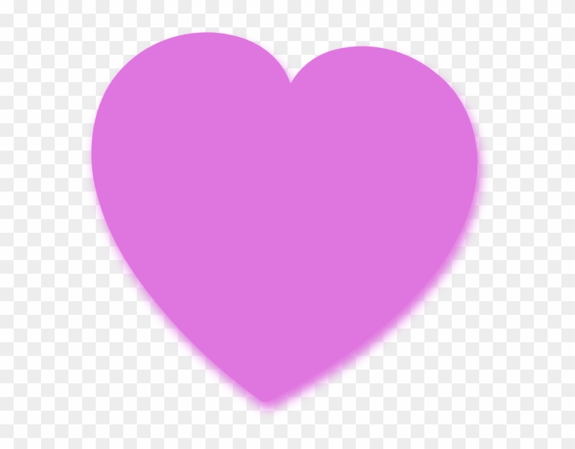 Light Purple Heart Clip Art At Vector Clip Art - Victoria Secret Pink Heart #346982