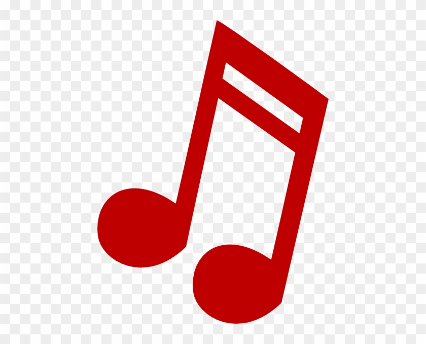Red Music Note Transparent Background #347050