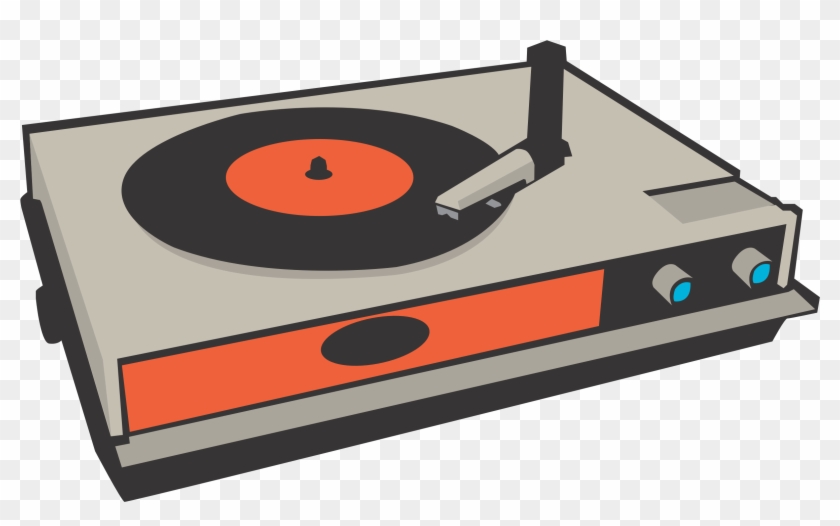 Phonograph Record Disc Jockey Music Clip Art - Phonograph Record Disc Jockey Music Clip Art #347065