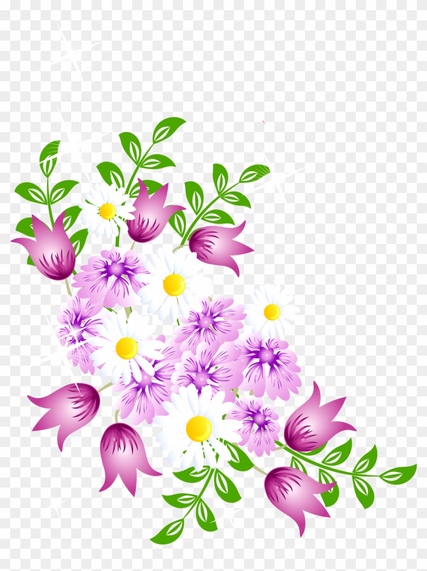 Watercolor Flower - Spring Flowers Vector Png #347104