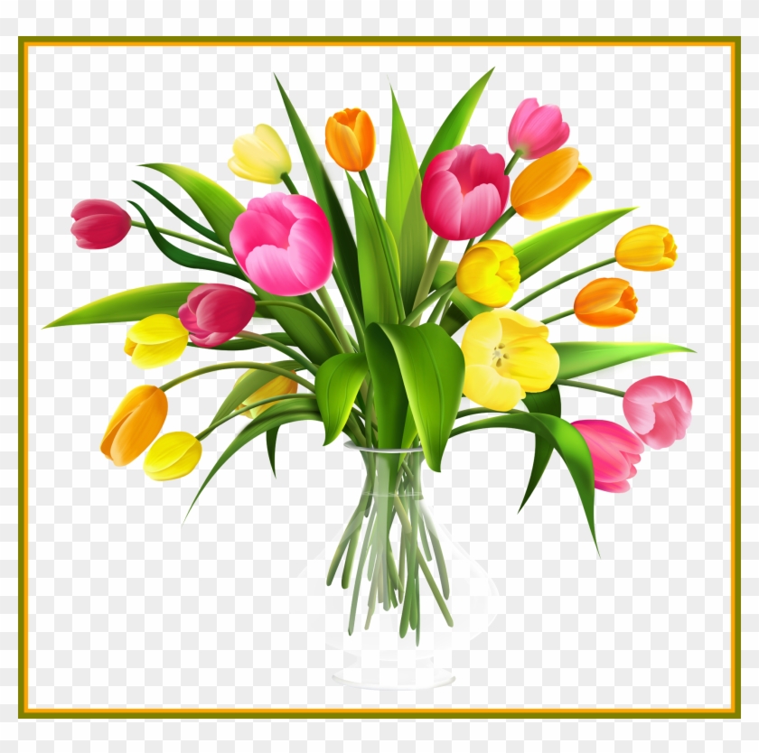 Unbelievable Clip Art In Vase Use These For Your Image - Flowers In A Vase Clip Art #347210