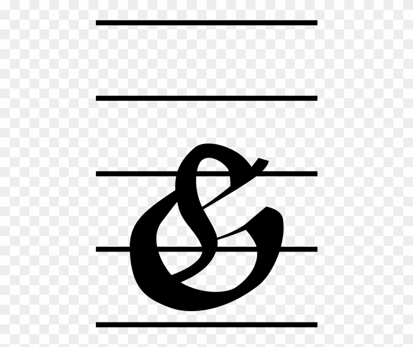 Mensural G Clef - Clip Art #347207