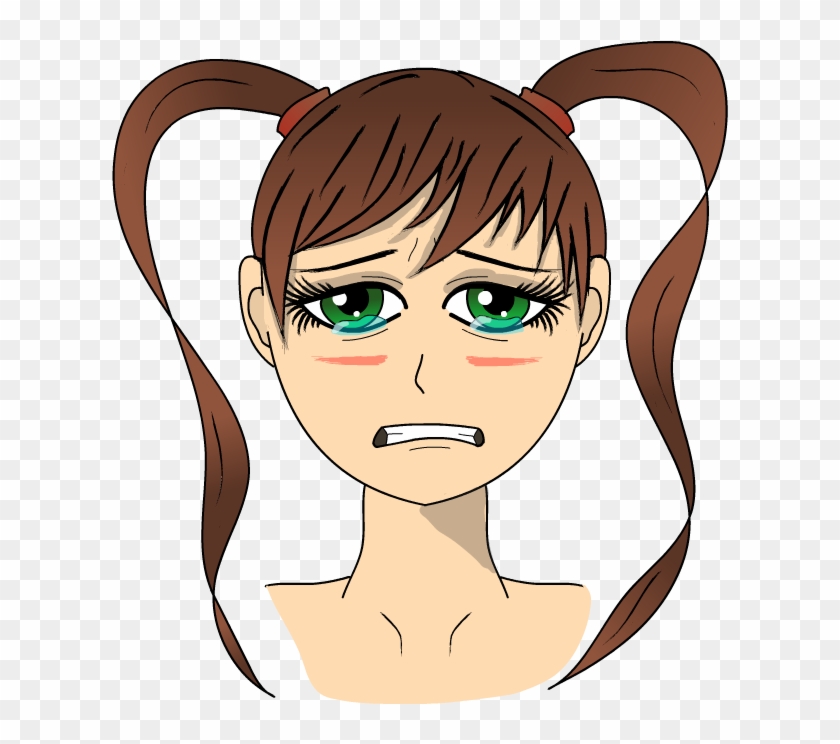 Anime Crying Girl By Atrozax - Cartoon #347226
