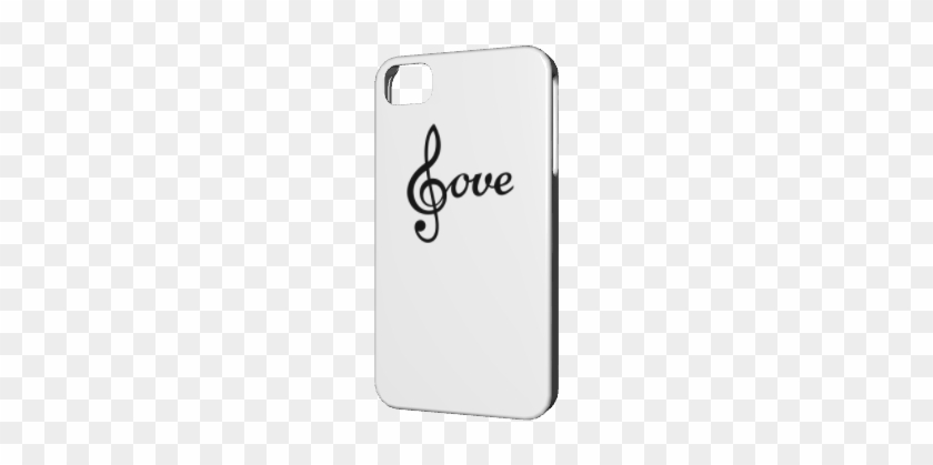Love Music Treble Clef De Sol Icon Clipart Phone & - Mobile Phone Case #347252