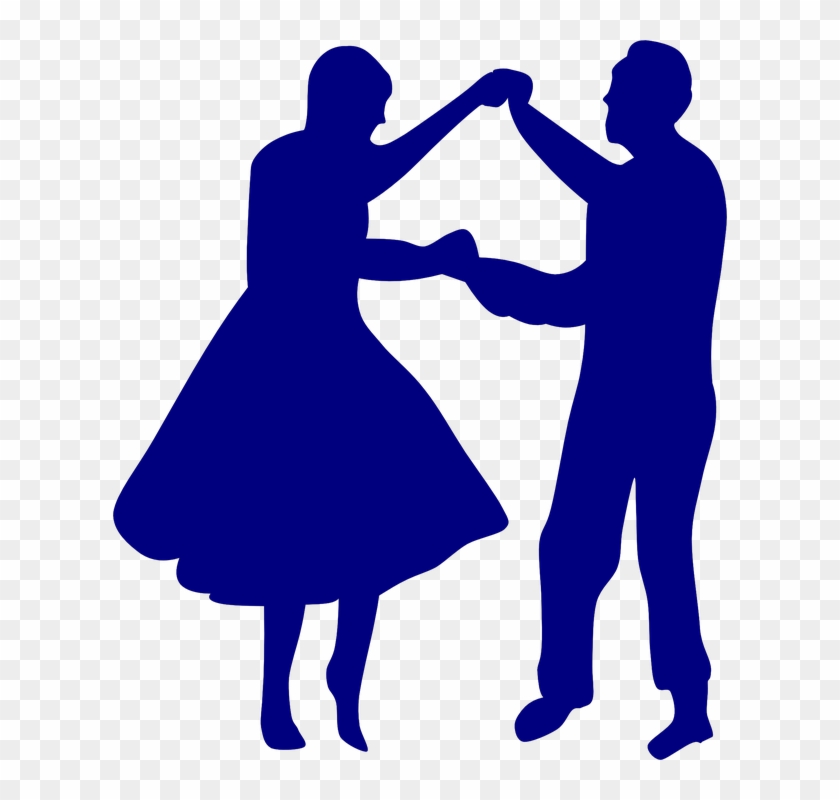 Kopel Clipart Anniversary Couple - Old Woman Dancing Silhouette #61016