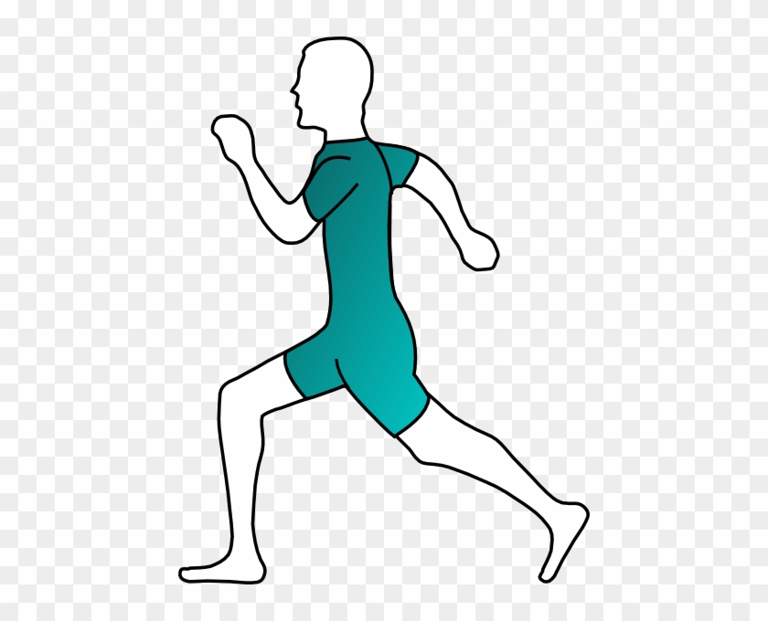 Runner Clip Art At Clker - Running Man Clip Art #61061