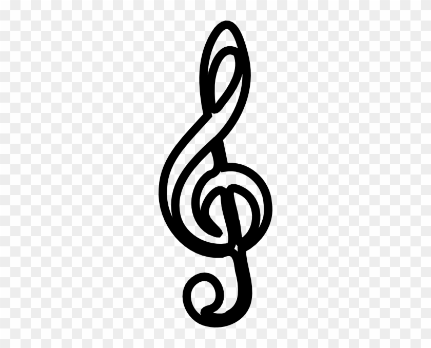 Bass Clef Treble Tattoo Clipart Best - Musical Note #347294