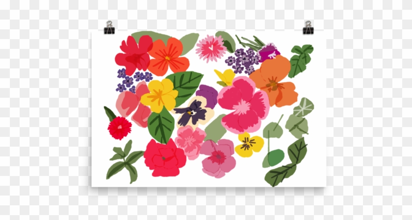 Edible Flowers Poster - Zazzle Fall Des Blumen-gartens Iphone5 Schutzhülle #347324