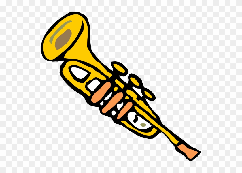 Trumpet Clipart Tumundografico - Trumpet Clipart Transparent Background #347353