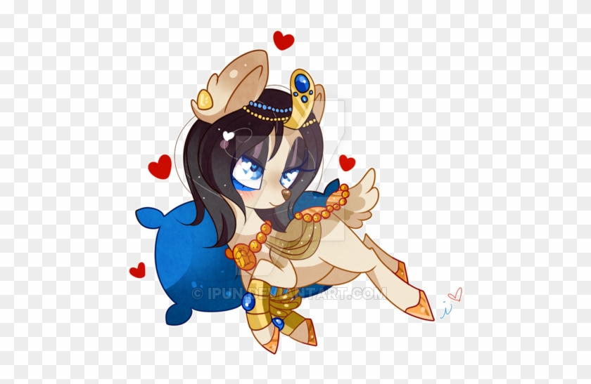 Ipun, Deer Pony, Egyptian, Female, Heart, Heart Eyes, - Cartoon #347404