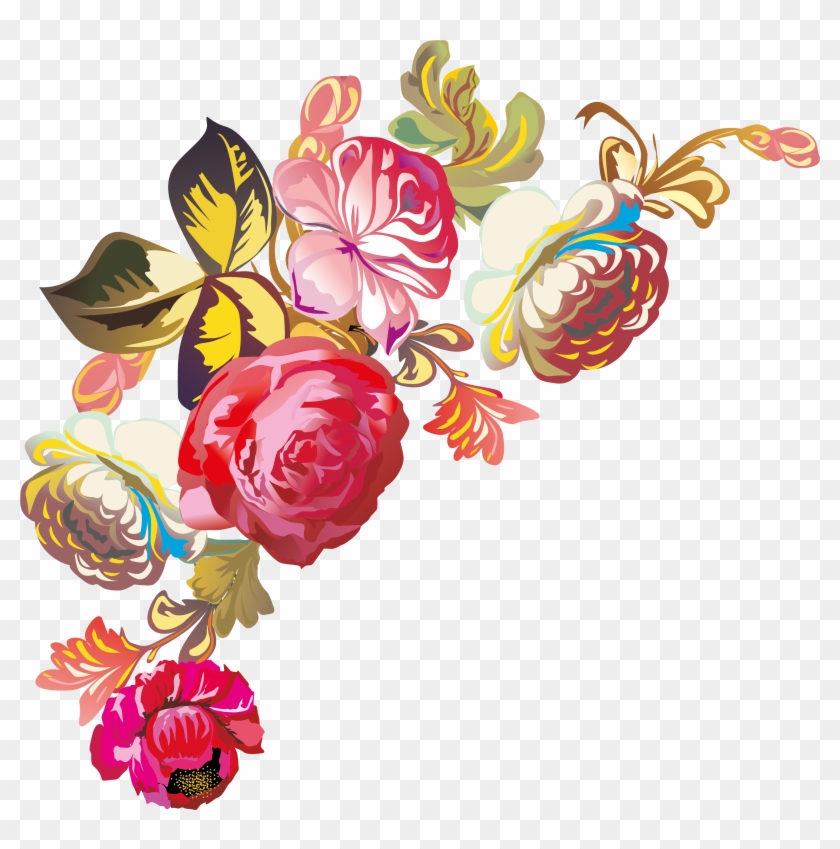 Flower Bouquet Floral Design Nosegay Clip Art - Flower Design Png #347476