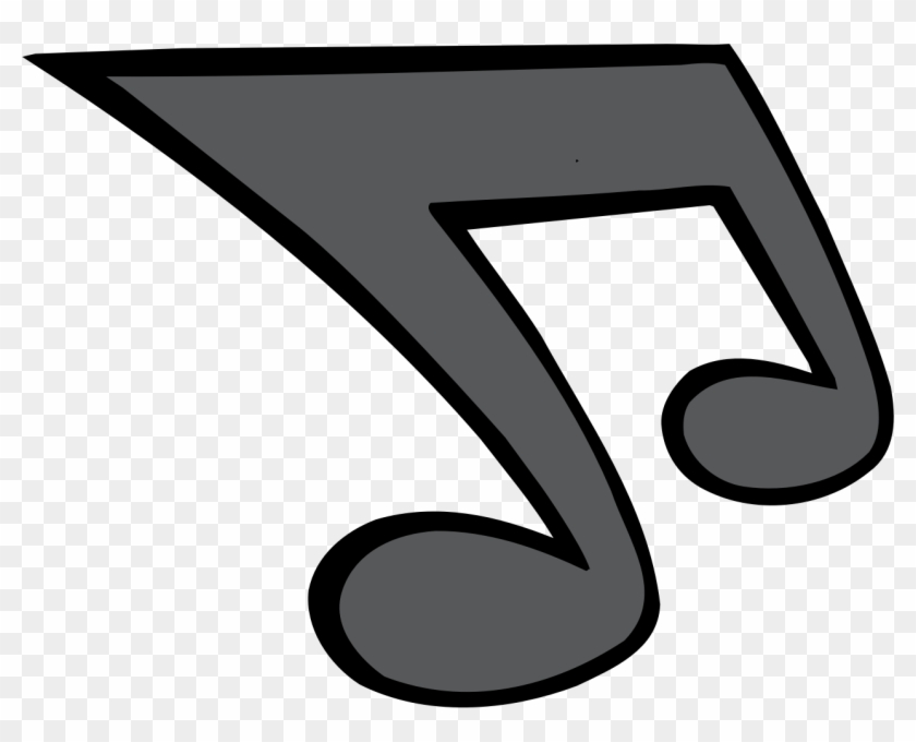 Microsoft Clipart Music Notes - Notas Musical Icon Gris Png #347493