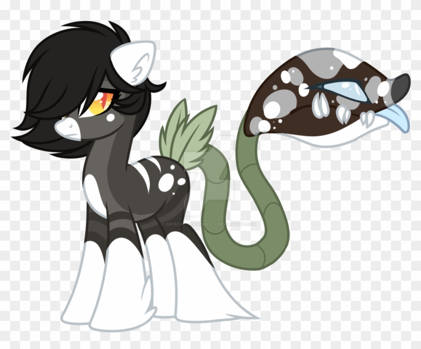 Crystal-tranquility, Augmented Tail, Obtrusive Watermark, - Mlp Oc Plant Mare #347700