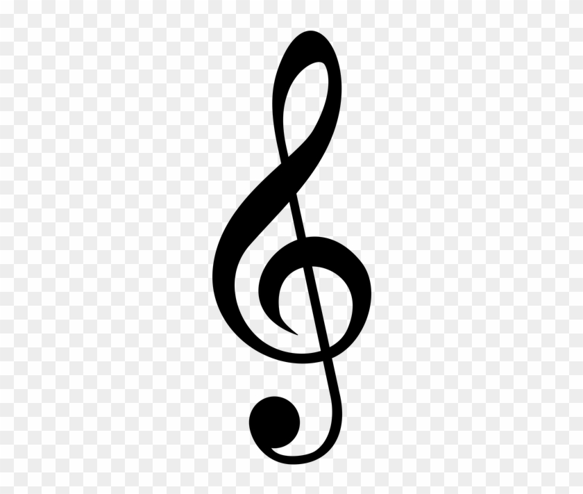 Note Clef Png - Treble Clef Clip Art #347773