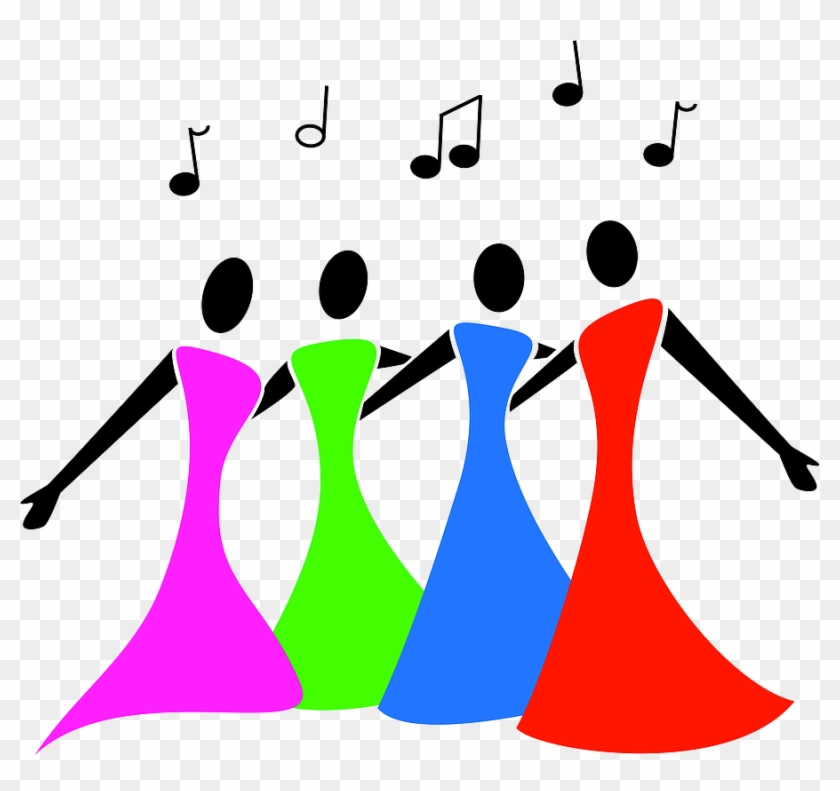 Singing Choir Female Royalty-free Clip Art - Womens Choir Clip Art #347783