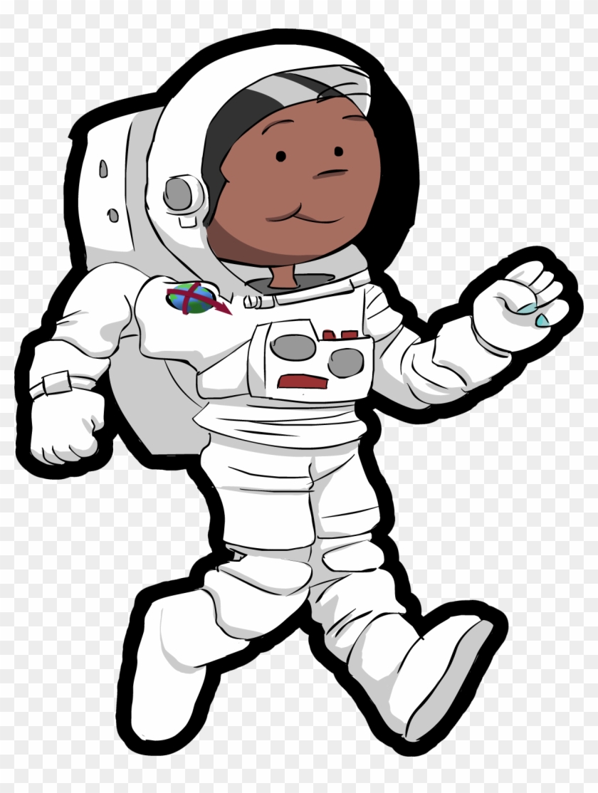 Charlie The Astronaut - Astronaut Drawing With Transparent #347860