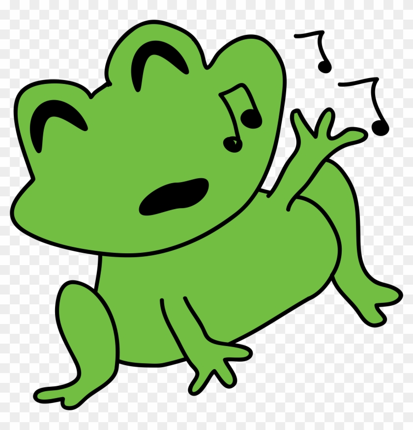 Singing Frog - Imagenes De Ranitas Animadas #347934