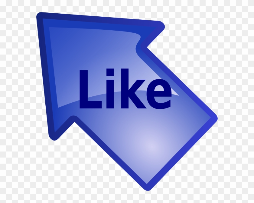 Like Arrow Clip Art - Liking A Facebook Page #347943
