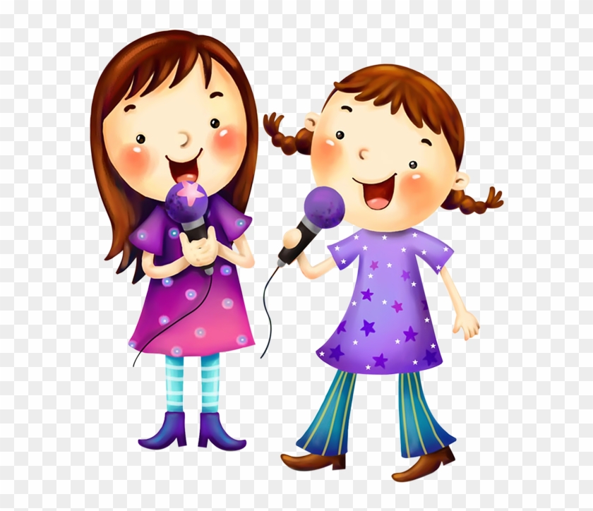 Cartoon Childrens Song Youtube Clip Art - Cartoon Pictures Children Singing #347942