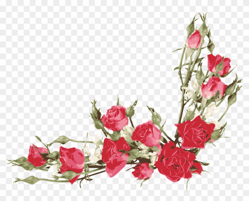 Rose Flower Petal Clip Art - Rose Flower Petal Clip Art #348350