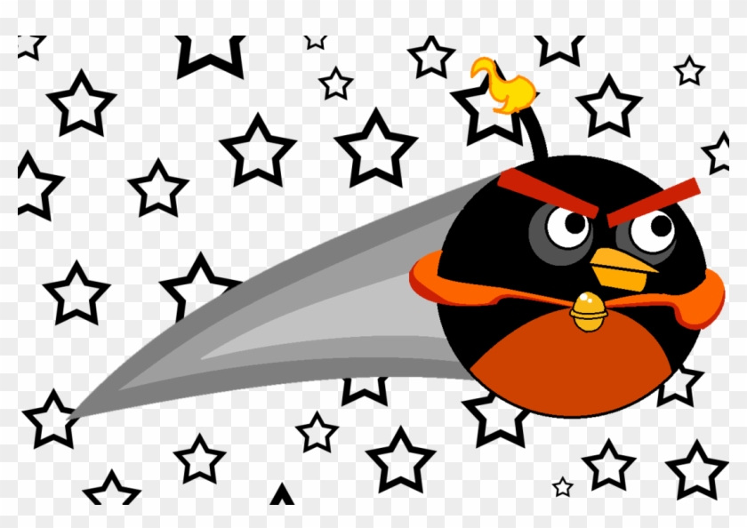Angry Birds Space - Angry Birds Space Bomb Bird #347962