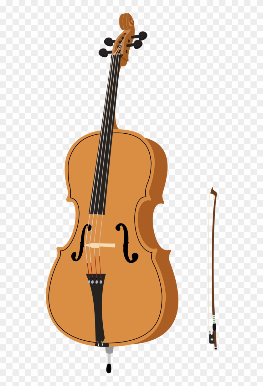 Cartoon Cello Drawing Clipart Best - Cello Clip Art #348088