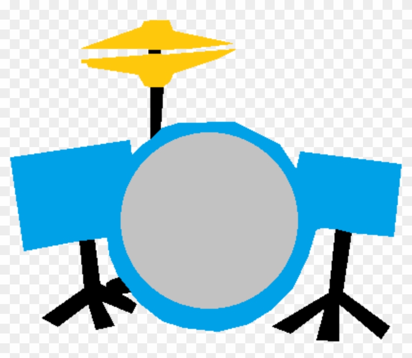 Medium Image - Drum Set Clipart #348225