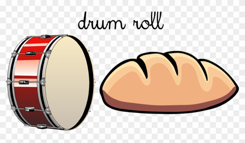 Please Clipart Drum Roll - Bass Drum Shower Curtain #348234