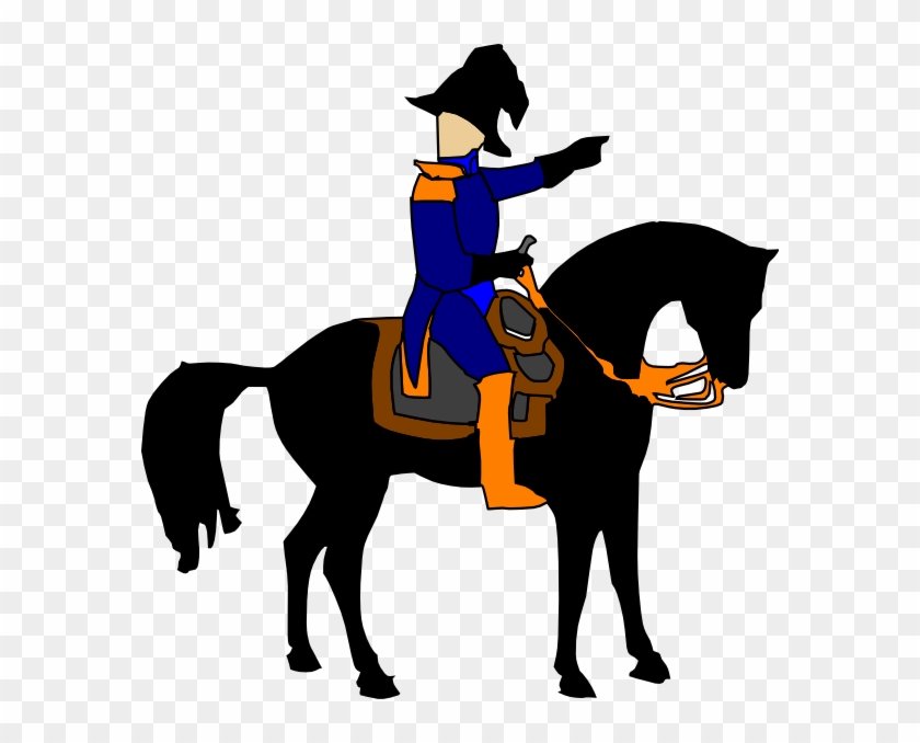Drum Major Clipart - Soldier On A Horse #348238