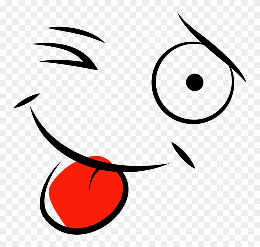 Sticking Tongue Out Cartoon 12, - Cartoon Facial Expression Png #348253