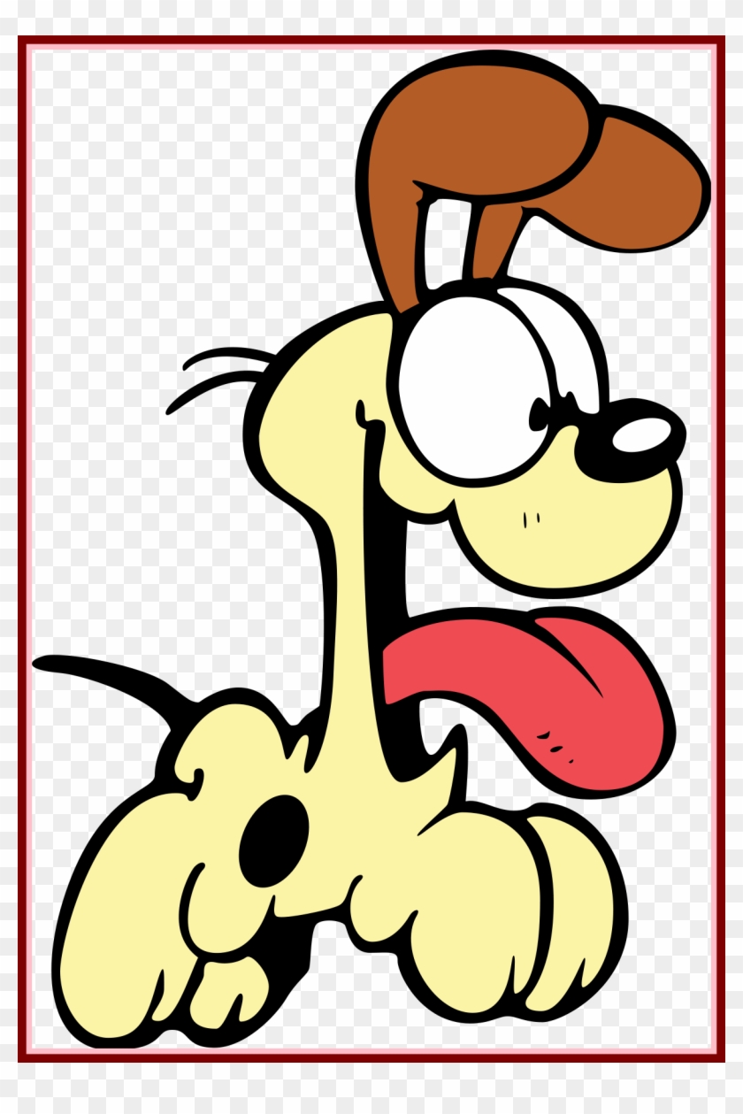 Dog Cartoon Cartoon Dog With Tongue Out Amazing Odie - Odie The Dog #348261