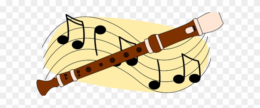 Flute 34528 640 - Recorder Clip Art #348277