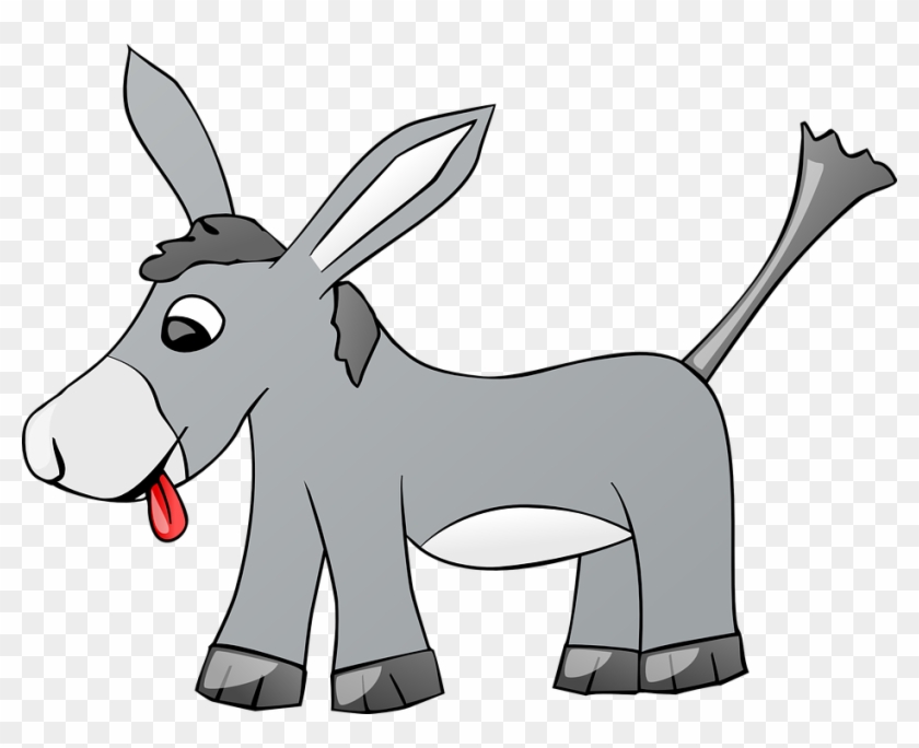 Cartoon Sticking Tongue Out 22, - Mule Clipart #348278