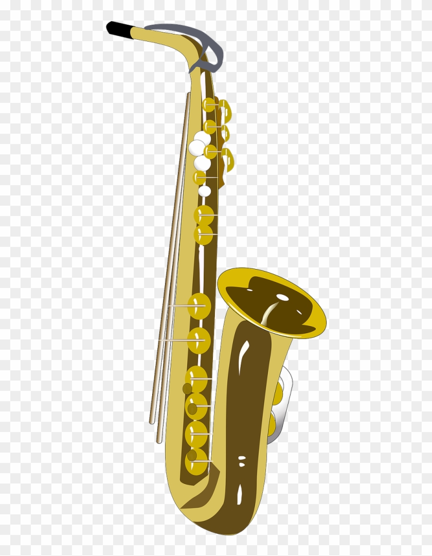 Saxophone Shower Curtain #348331