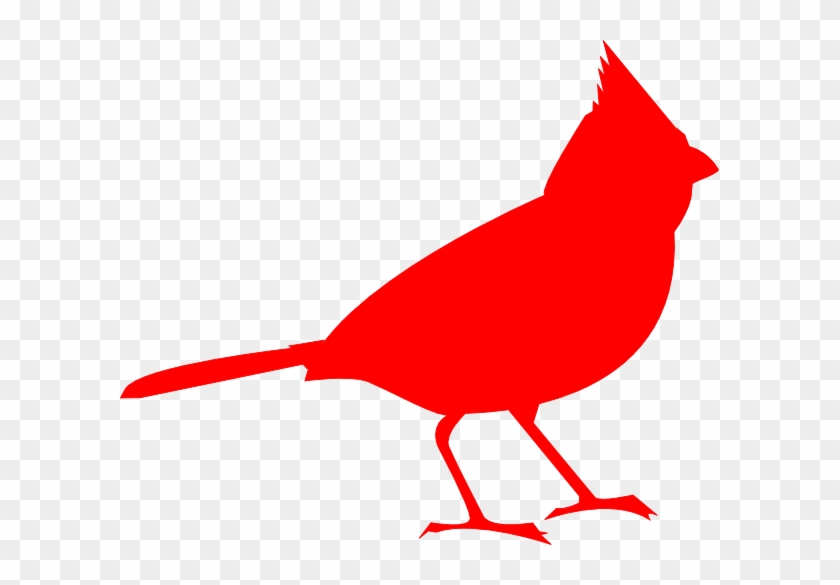 Bird Silhouette On Branch - Cardinal Silhouette #348335