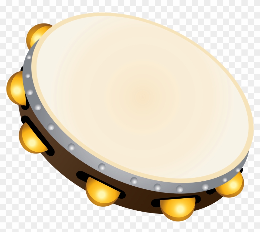 Tambourine Clip Art - Tambourine Clipart Transparent #348352