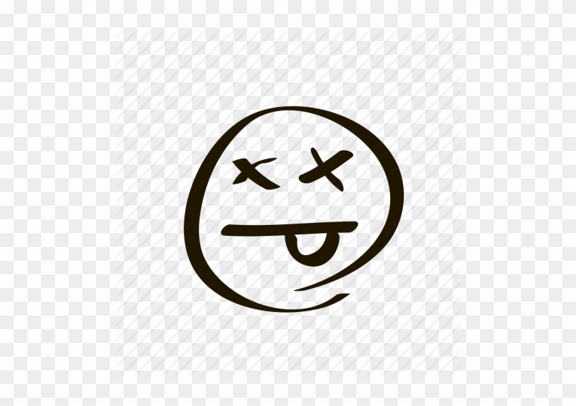 Dead Clipart Smiley Face - Dead Smiley Face Png #348355