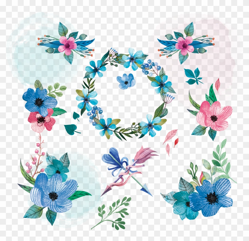 Flower Floral Design Clip Art - Clip Art #348421