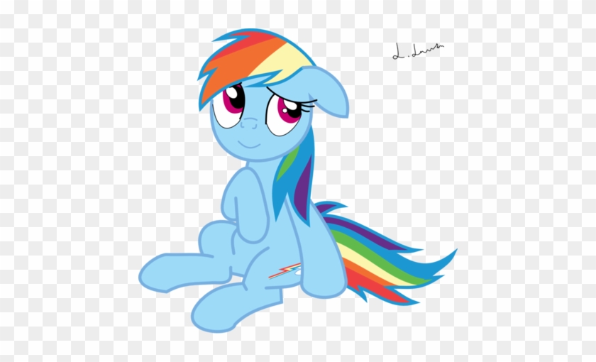 Okay, Go On - Rainbow Dash Sitting Down #348452