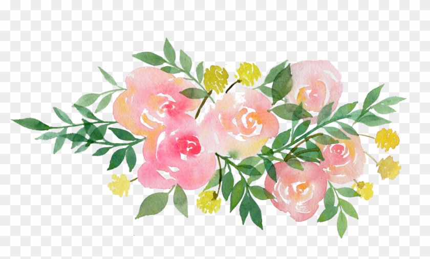 Flower Garland Clipart - Rose Garland Clip Art #348526